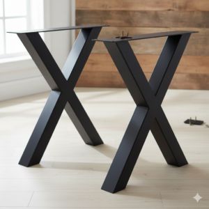 Gambe per tavolo in metallo verniciato